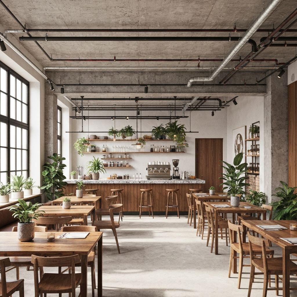 Trendy Modern Café