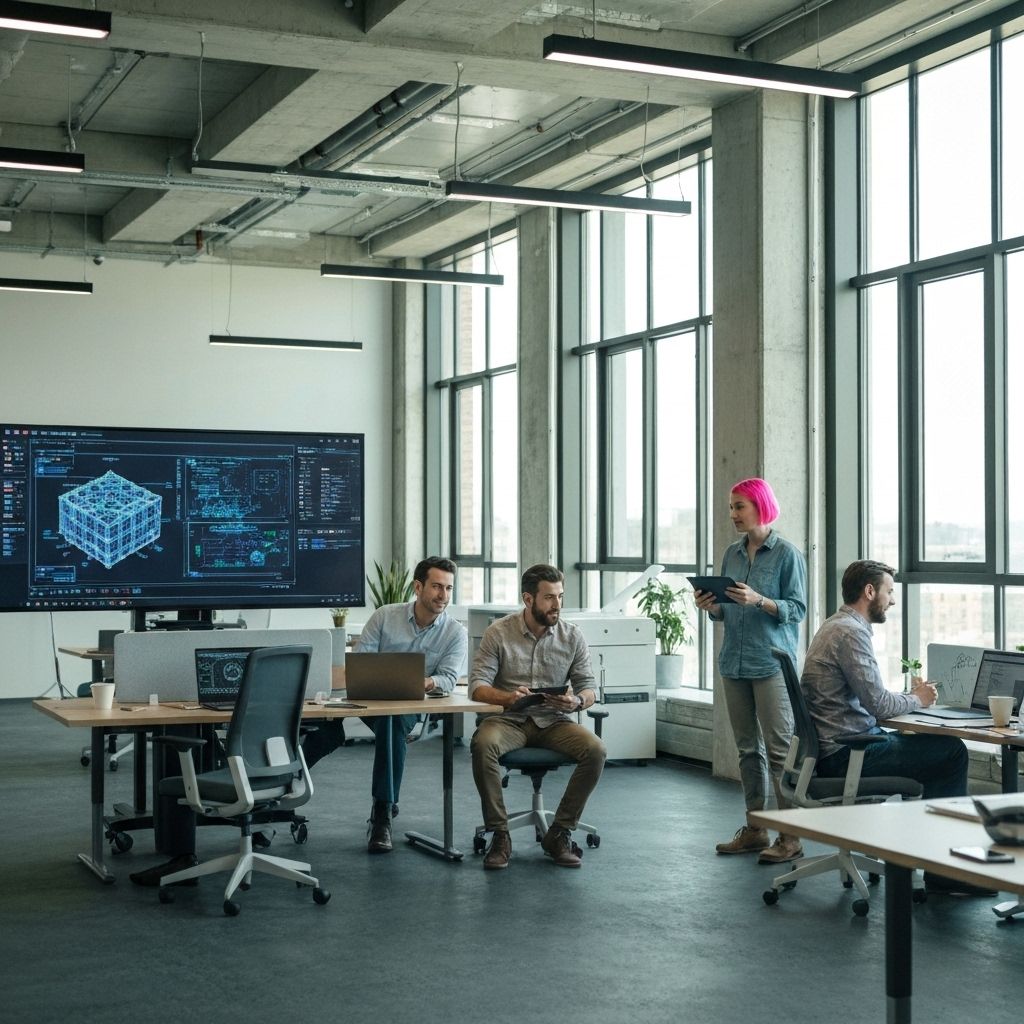 RetailDesign.AI team working on innovative retail design solutions